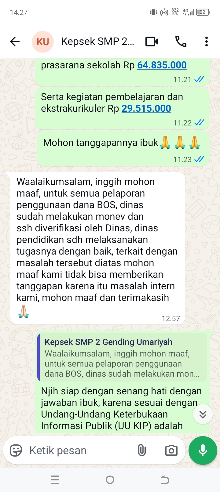 Lemahnya Pengawasan, Dugaan Bancakan Dana BOS di SMPN 2 Gending Probolinggo Mencuat Lemahnya Pengawasan, Dugaan Bancakan Dana BOS di SMPN 2 Gending Probolinggo Mencuat