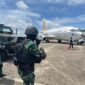 Sukhoi Su 27/30 Skadron Udara 11 Paksa Mendarat Pesawat Asing di Lanud Sultan Hasanuddin