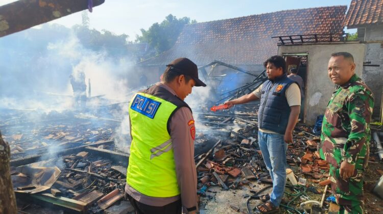 Rumah Petani di Blora Hangus Terbakar, Puntung Rokok Diduga Jadi Pemicu, Kerugian Tembus Rp300 Juta