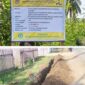 Diduga Kuat Proyek Pemasangan Pipa Air Bersih Desa Longkoga Timur Jatuh Tempo Masa Kerjanya