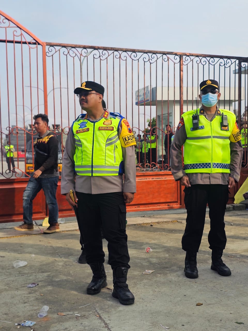 Polri Amankan Aksi Buruh Brebes Bersatu dengan Aman dan Kondusif