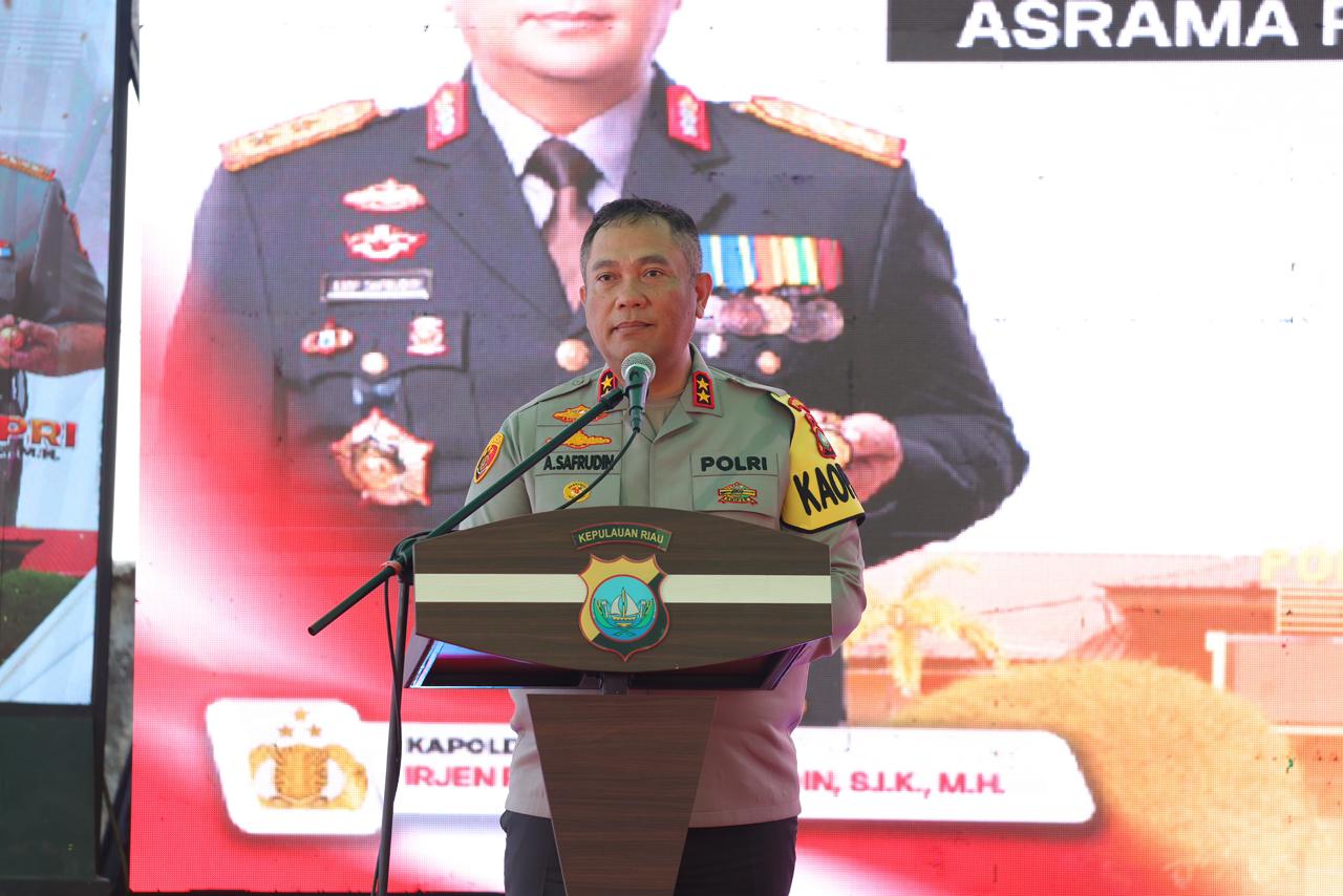 KAPOLDA KEPRI RESMIKAN SEJUMLAH FASILITAS STRATEGIS POLRES KARIMUN TAHUN 2025
