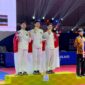 Alfi Kusuma Anggota TNI Atlet Taekwondo Meraih Medali Emas Sea Games 2025 Thailand