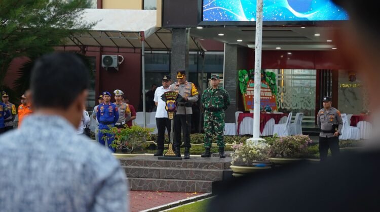 Dandim 0906/Kkr Bersama Forkopimda Gelar Apel Bersama Pastikan Pergantian Tahun Baru Aman