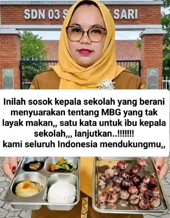 Ketika Kepala Sekolah Bicara Demi Murid: Kritik MBG dari SDN 03 Sumber Sari Menggema