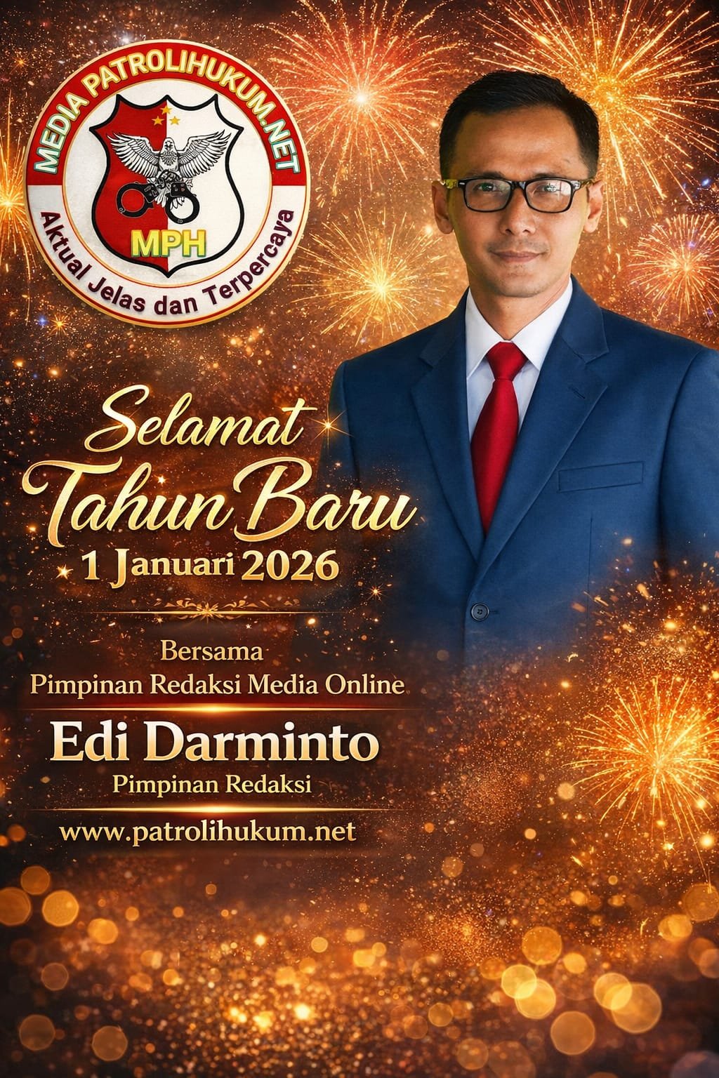 Awal 2026, Pimpinan Redaksi Patrolihukum.net Tegaskan Komitmen Jurnalisme Berintegritas