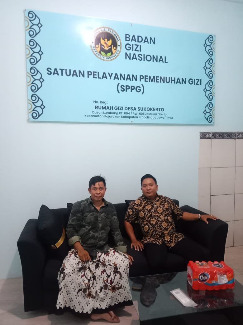 Jelang Operasional SPPG Sukokerto, Ketua BPD Jalin Silaturahmi dengan Dewan Gerindra
