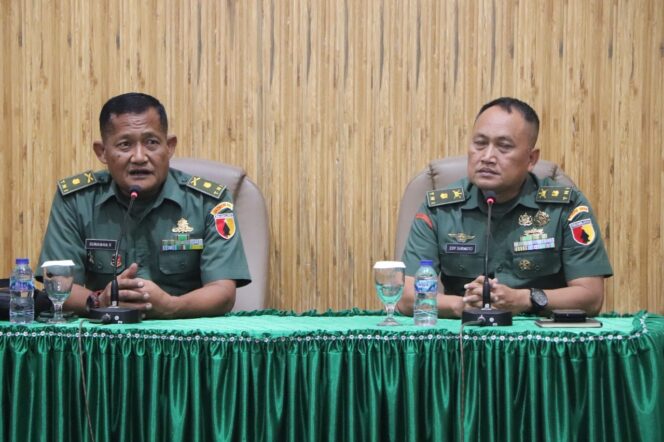 
Menjelang Sertijab Dandim, Korem 083/BDJ Melakukan Verifikasi Laporan