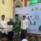 Minim Sentuhan Kebijakan, GP Ansor Kota Probolinggo Santuni Guru Ngaji di Peringatan Isra Mikraj