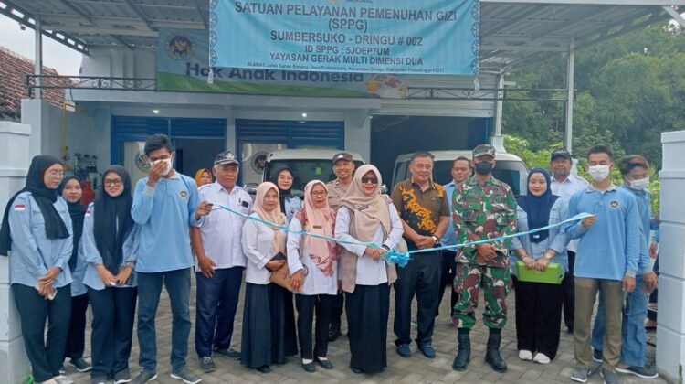 Koramil Dringu Menghadiri Grand Opening SPPG Dan Penyaluran MBG Sumbersuko