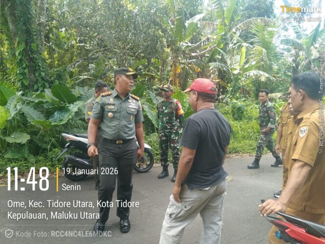 
Dandim 1505/Tidore Tinjau Lahan Rencana Pembangunan Kompi Yon TP di Tidore