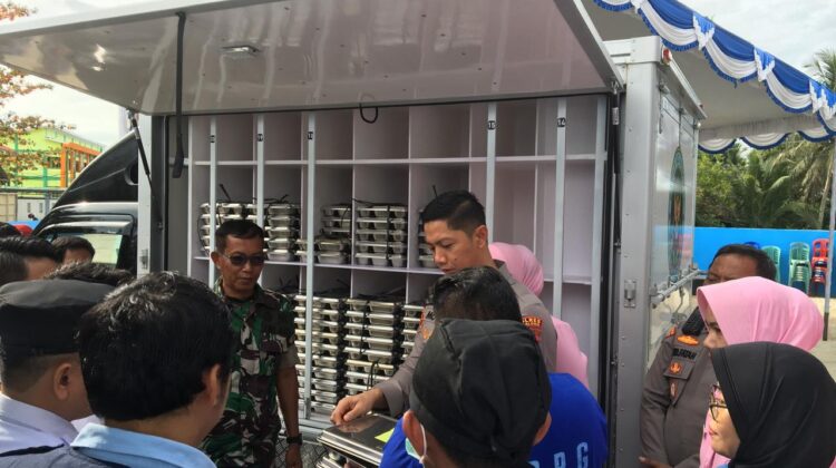 Pasiter Kodim 1008/Tabalong Hadiri Peresmian SPPG Polres Tabalong