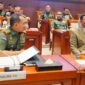 Panglima TNI Dampingi Menhan RI Rapat Kerja dengan Komisi I DPR RI
