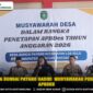 Babinsa Sungai Payang Hadiri Musyawarah Penetapan APBDes