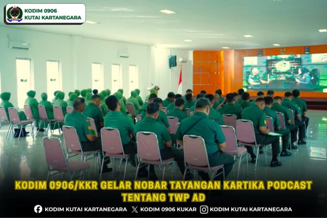 
Kodim 0906/Kkr Gelar Nobar Tayangan Kartika Podcast Tentang TWP AD