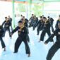 Prajurit Kodim 1505/Tidore Ikuti Uji Kenaikan Tingkat Pencak Silat Militer Sabuk Putih Ke Sabuk Kuning