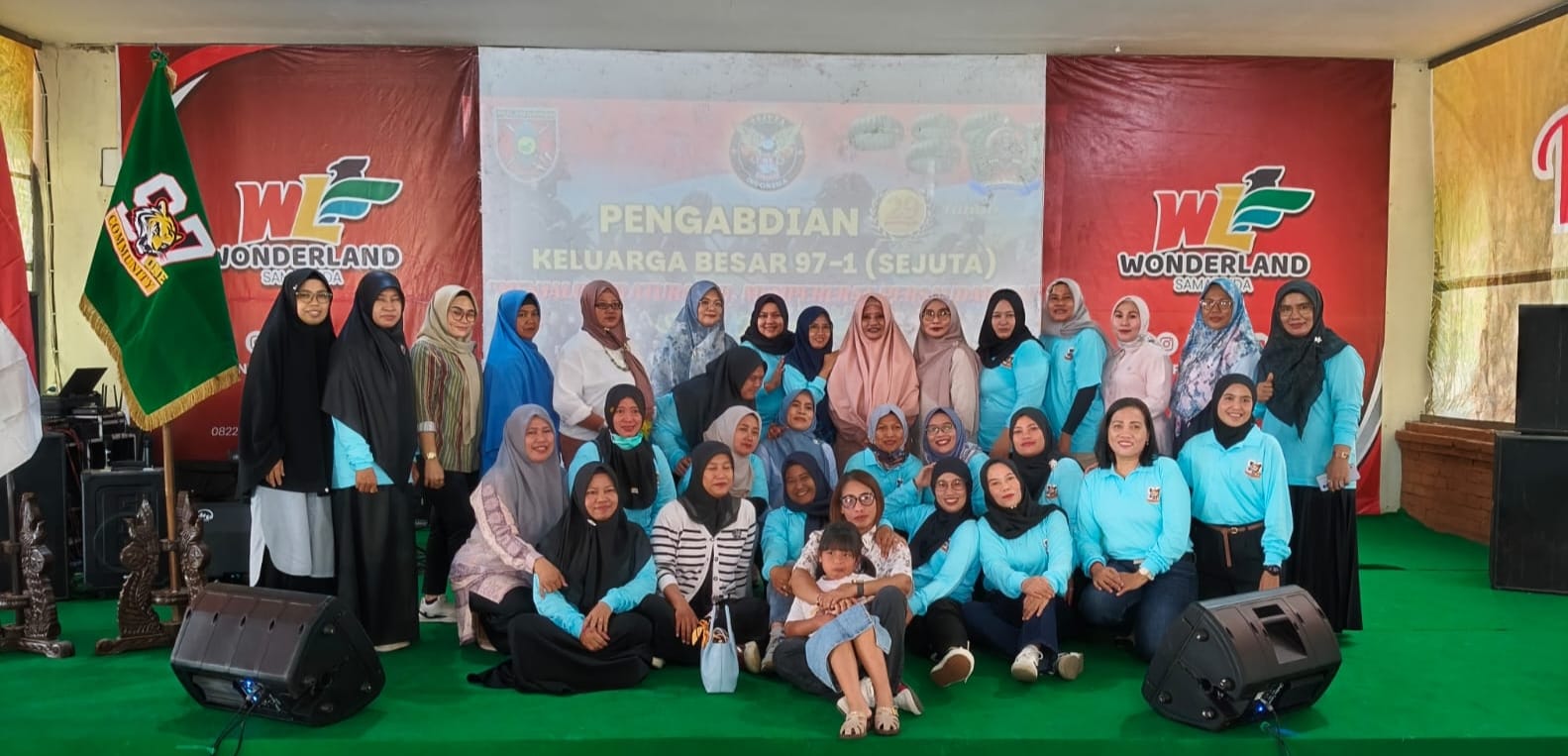 Acara Reuni 29 Tahun Pengabdian Prajurit Angkatan 97-01 ( Sejuta ) Wilayah Korem 091/ASN untuk NKRI