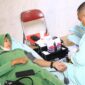 Bakti Sosial Donor Darah Semarakkan HUT Ke 80 Persit Kodim 0820/Probolinggo