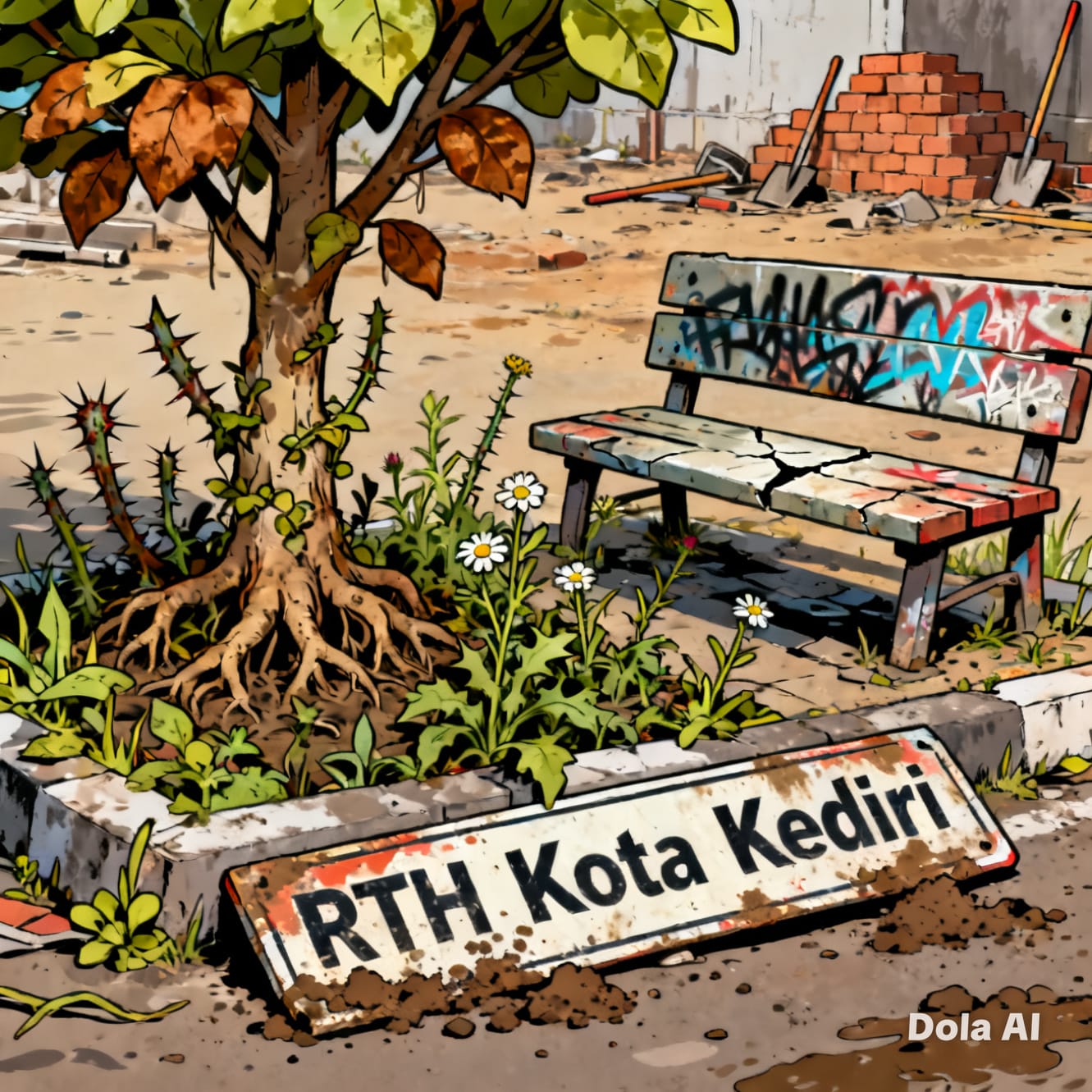 AWAS Minta Kejati Jatim dan KPK, Awasi PUPR Kota Kediri Terkait realisasi Proyek