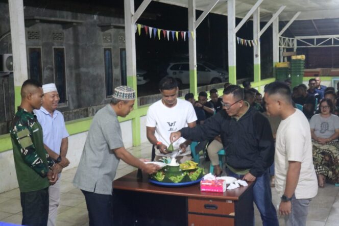 
Satgas TMMD Wiltas Ke-127 Kodim 0912/Kbr Gelar Syukuran dan Do’a Bersama