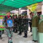Upacara Militer Iringi Pemakaman Sertu Arifin Cepa yang Gugur dalam Tugas