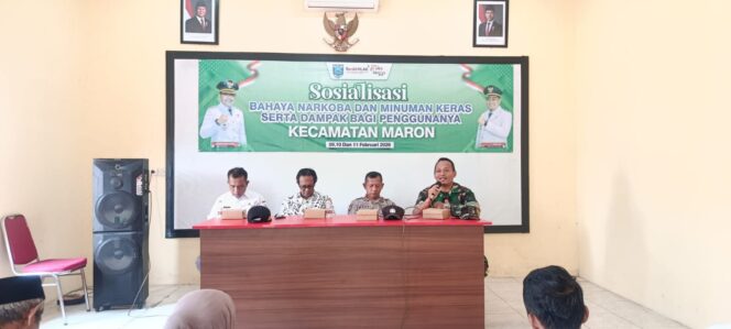 
Babinsa Koramil 0820/21 Maron Sosialisasikan Bahaya Narkoba dan Miras di Desa Maron Kidul