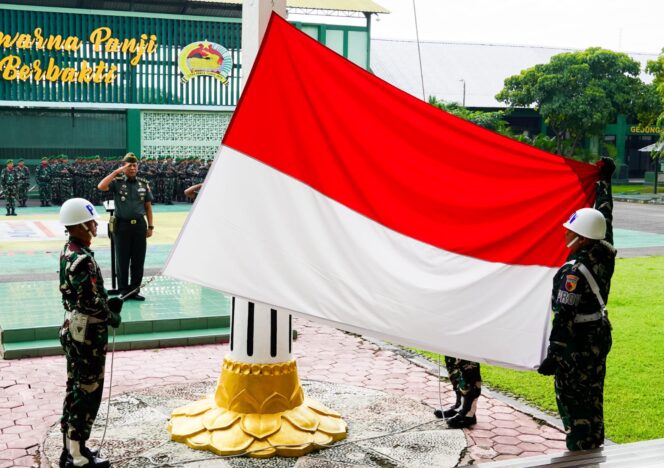 
Gelar Upacara Bendera, Kodim Bojonegoro Perkuat Disiplin dan Nasionalisme