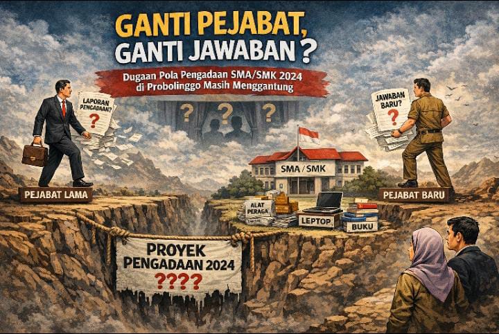 Ganti Pejabat, Ganti Jawaban? Dugaan Pola Pengadaan SMA/SMK 2024 di Probolinggo Masih Menggantung