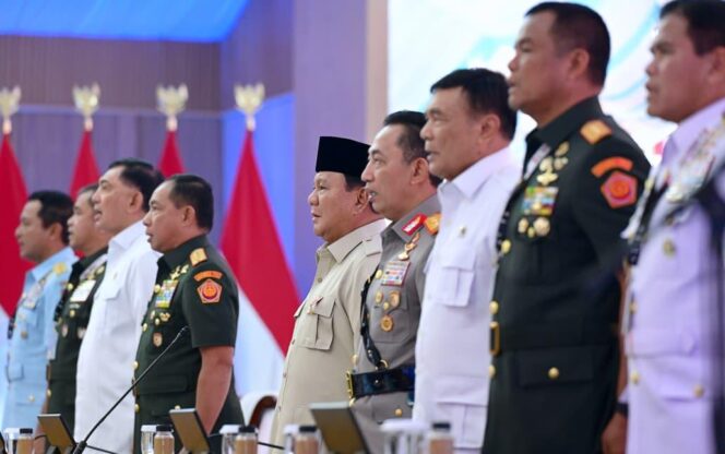 
Taklimat Presiden RI pada Rapim TNI–Polri 2026, Perkuat Sinergi TNI–Polri Jaga Stabilitas Nasional