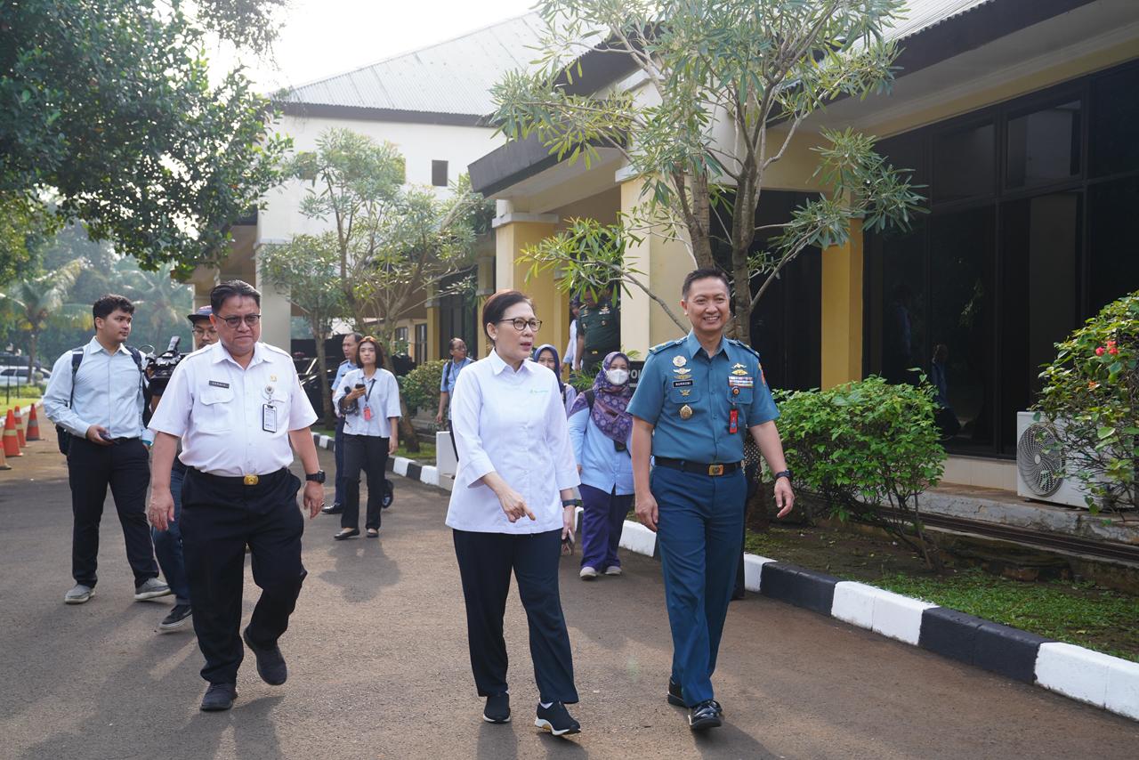 TNI Dukung Program Pemerintah, Wakapuskes TNI Tinjau Pelaksanaan CKG di FKTP Mabes TNI