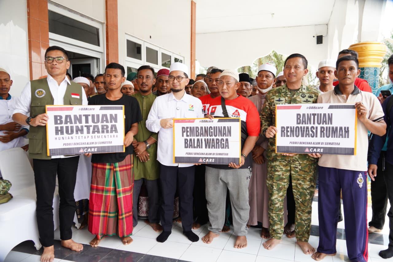 Wujud Solidaritas Kebangsaan, TNI Bersama UAH Care Bangun Harapan Pasca Bencana Aceh Wujud Solidaritas Kebangsaan, TNI Bersama UAH Care Bangun Harapan Pasca Bencana Aceh