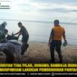 Sinergitas Tiga Pilar, Koramil Samboja Bersama Muspimcam Lakukan Pembersihan Pantai