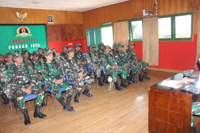 
Kodim 1714/PJ Gelar Pelatihan Dasar Teritorial dan Intelijen