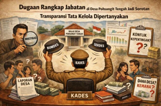 
Dugaan Rangkap Jabatan di Desa Pohsangit Tengah Jadi Sorotan, Transparansi Tata Kelola Dipertanyakan