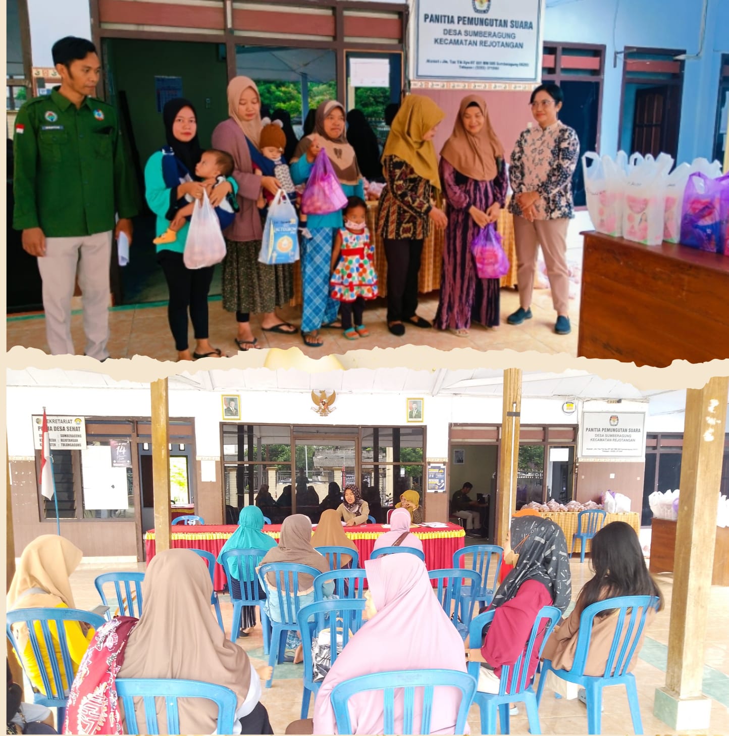 Pemdes Sumberagung Gelar PMT untuk Balita dan Ibu Hamil di Kantor Desa Sumberagung Pemdes Sumberagung Gelar PMT untuk Balita dan Ibu Hamil di Kantor Desa Sumberagung