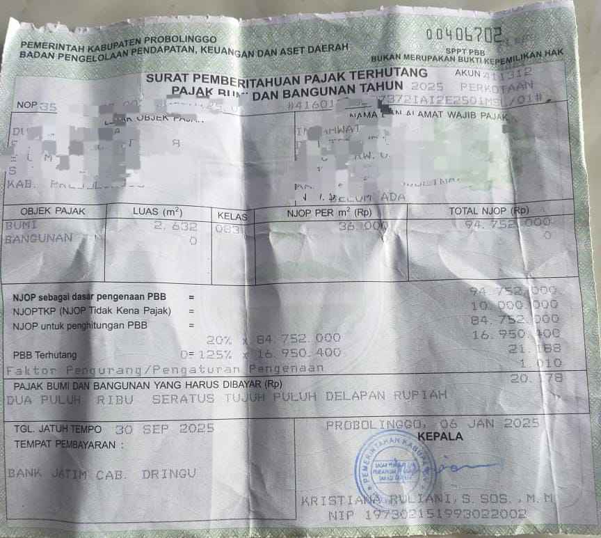 No Viral, No Justise! SPPT Ada, Buku C Kosong: Sengketa Tanah Warisan di Sumber Probolinggo Masuk Babak Baru No Viral, No Justise! SPPT Ada, Buku C Kosong: Sengketa Tanah Warisan di Sumber Probolinggo Masuk Babak Baru