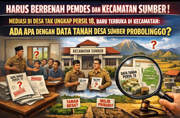 Saatnya Berbenah Pemdes dan Kecamatan! Mediasi di Desa Tak Ungkap Persil 18, Baru Terbuka di Kecamatan: Ada Apa dengan Data Tanah Desa Sumber Probolinggo?
