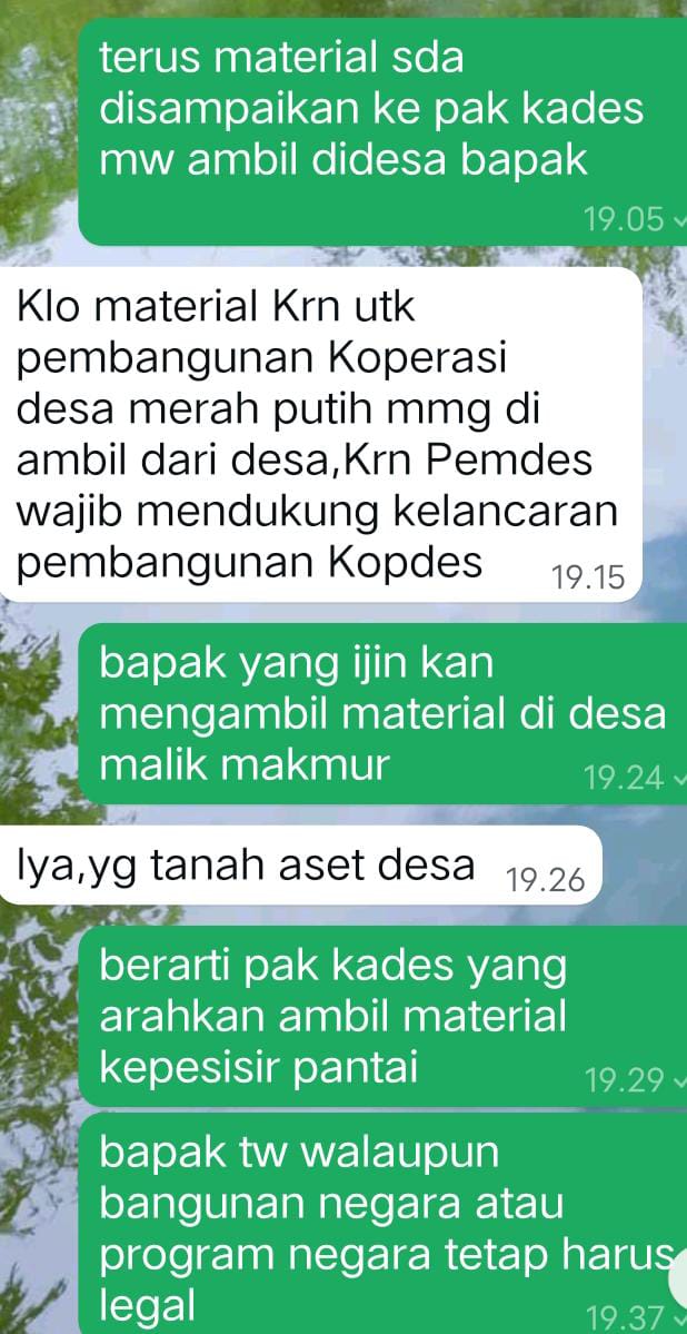 Diduga Kuat (YSRN) Miliki Beking Hingga Kebal Hukum,Dasar Apa Kades Trans Malik Berikan Ijin.