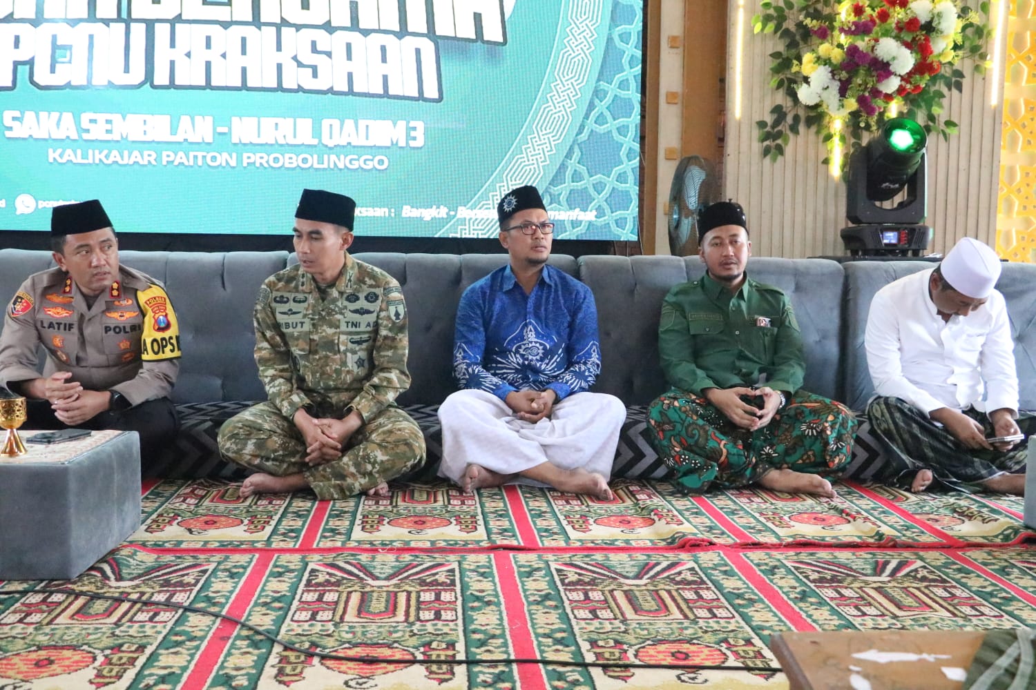 Dandim 0820/Probolinggo Letkol Inf Ribut Yodo Apriantono Kunjungan Kerja Dan Buka Bersama Di Pondok Pesantren Nurul Qadim