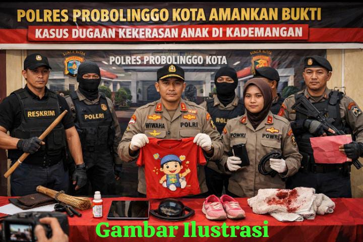 Gercep, Polres Probolinggo Kota Amankan Bukti Kasus Dugaan Kekerasan Anak di Kademangan Gercep, Polres Probolinggo Kota Amankan Bukti Kasus Dugaan Kekerasan Anak di Kademangan