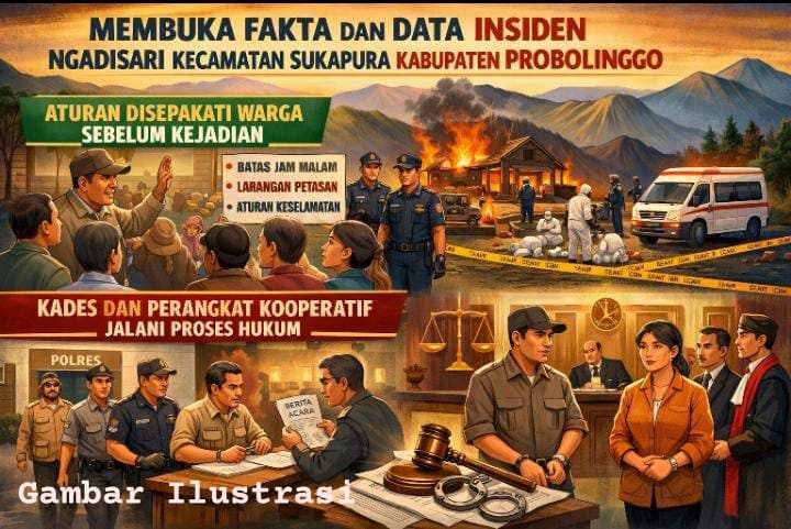 Membuka Fakta dan Data Insiden Ngadisari: Aturan Disepakati Warga Sebelum Kejadian, Kades dan Perangkat Kooperatif Jalani Proses Hukum