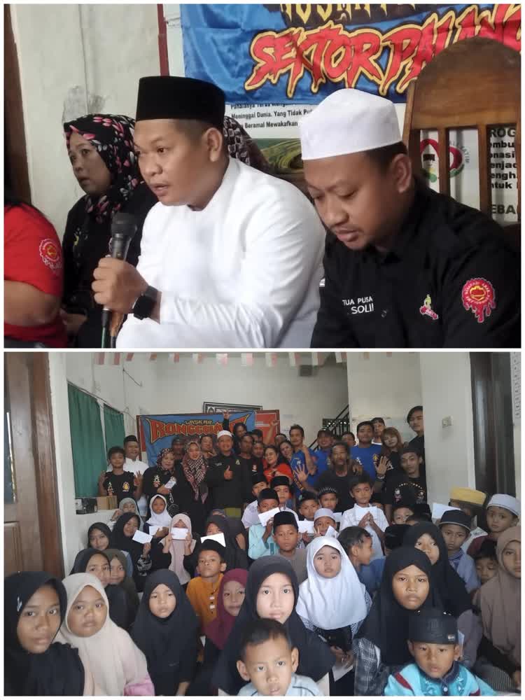 Santunan Anak Yatim dan Piatu oleh Laskar Ronggolawe Nusantara Cabang Palang