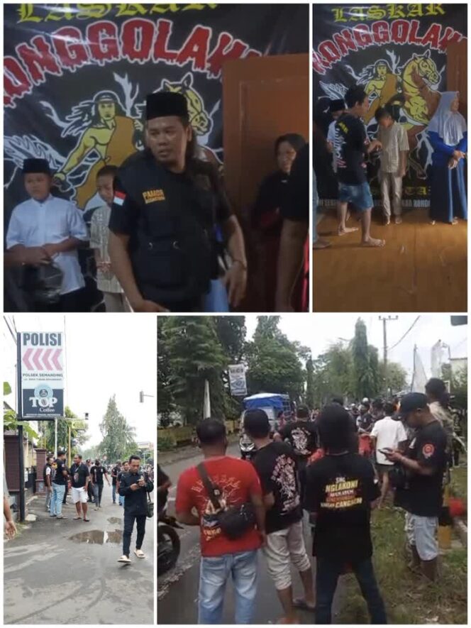 
LRN Cabang Semanding Gelar Bagi Takjil dan Santunan Anak Yatim di Depan Polsek Semanding