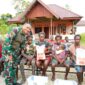 Wujudkan Kepedulian, Koops TNI Papua Gelar Pengobatan Gratis dan Bagi Sembako di Kampung Iwaka