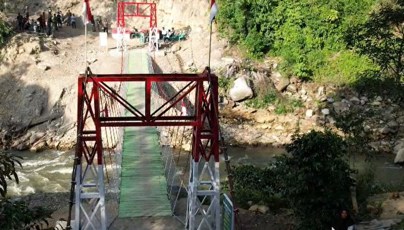 Kasad Launching 11 Jembatan Gantung di Aceh, Bagian dari 218 Jembatan yang Rampung Dibangun TNI