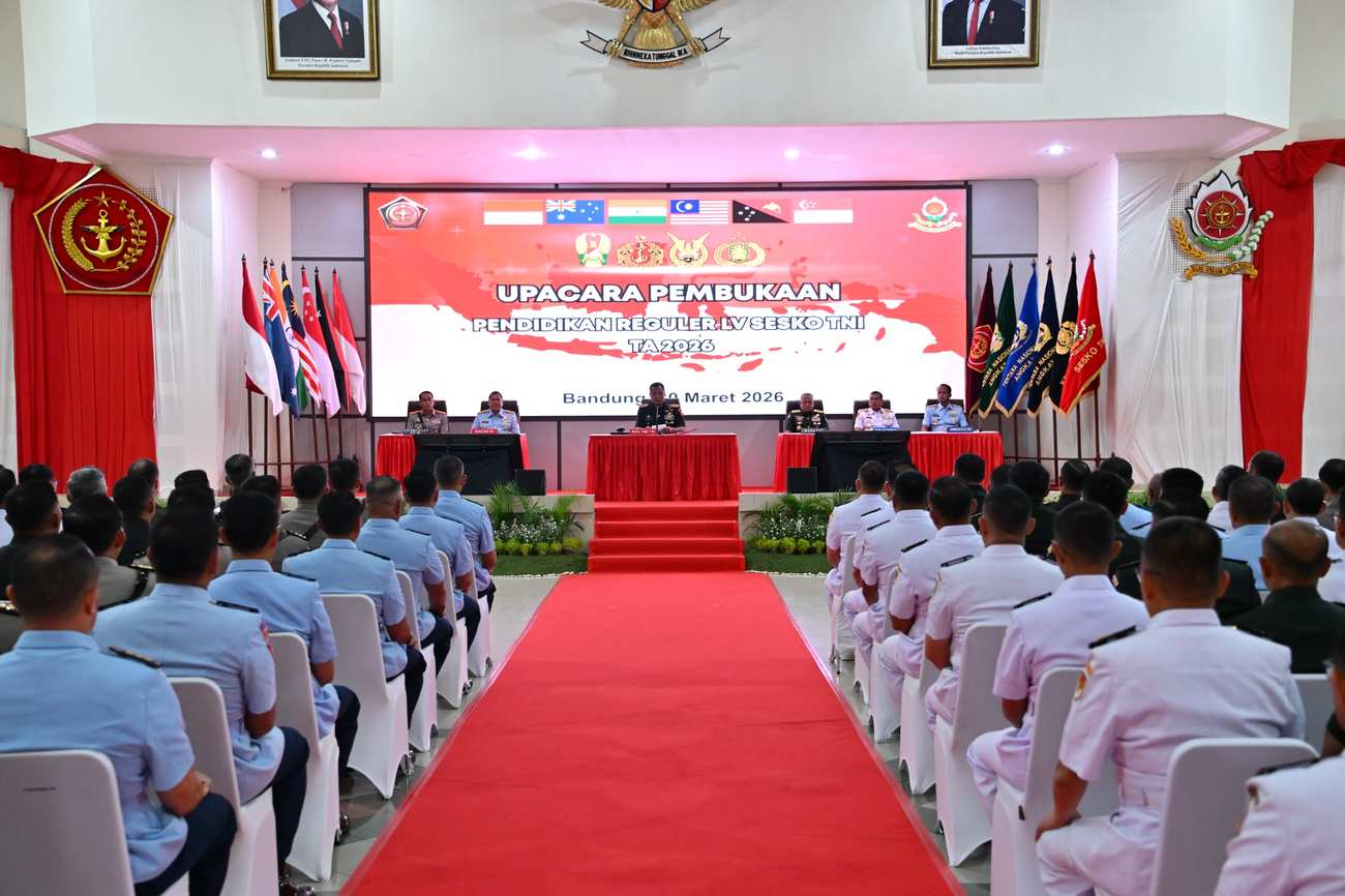 Wapang TNI Buka Dikreg LV Sesko TNI TA 2026, Siapkan Pemimpin Strategis Masa Depan