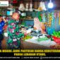 Babinsa Muara Jawa Pastikan Harga Kebutuhan Pokok Pasca Lebaran Stabil