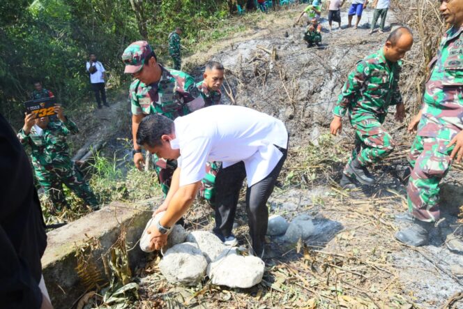 
Groundbreaking Jembatan Garuda, Kodim 1505/Tidore Wujudkan Akses untuk Warga