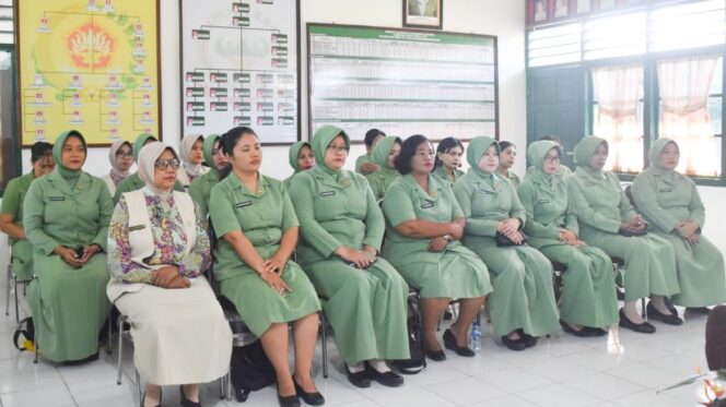 
Rapat Paripurna Dalam Rangka Serah Terima Jabatan Ketua Persit KCK Cabang XXXV Kodim 1710/Mimika
