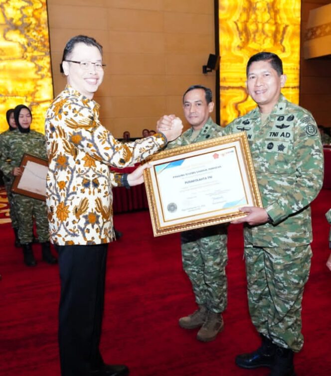 
Lima Satker TNI Raih WBK, Perkuat Transparansi dan Akuntabilitas Kinerja